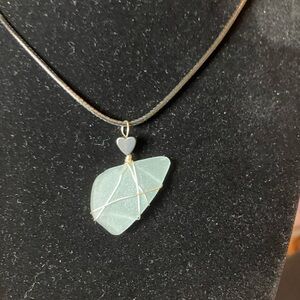 #73 handmade seaglass pendant necklace